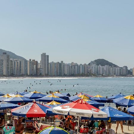 Apto - Predio De Frente Para Praia - Asturias - Guaruja - 2 Vagas Garagem - Wi-Fi E Ar Condicionado Dış mekan fotoğraf
