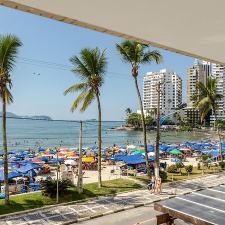 Apto - Predio De Frente Para Praia - Asturias - Guaruja - 2 Vagas Garagem - Wi-Fi E Ar Condicionado Dış mekan fotoğraf