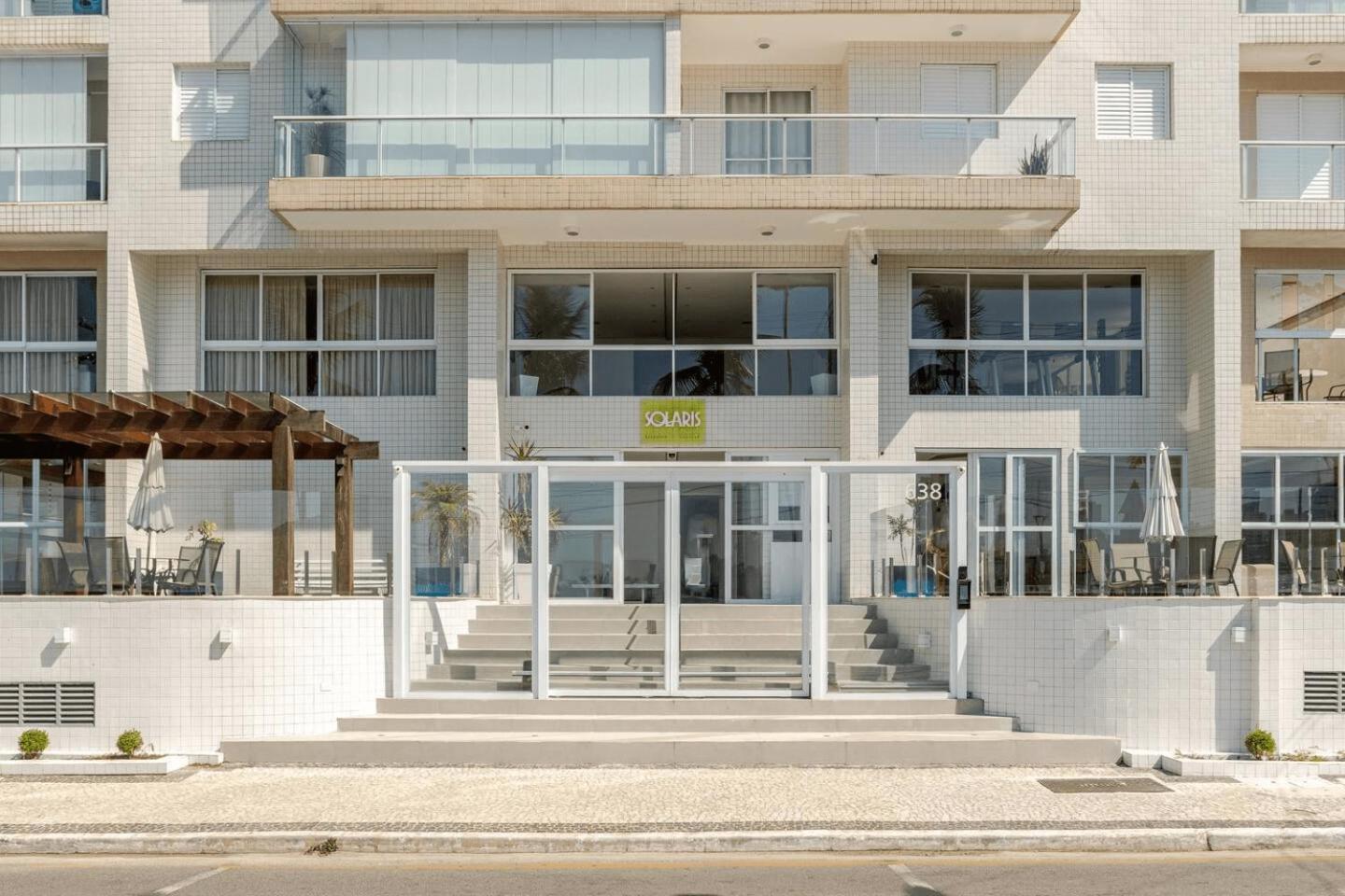 Apto - Predio De Frente Para Praia - Asturias - Guaruja - 2 Vagas Garagem - Wi-Fi E Ar Condicionado Dış mekan fotoğraf